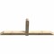 Ekena Millwork Eugene Rough Sawn Timber Gable Bracket, Douglas Fir, 108"W x 40"H x 6"D x 6"F, 9/12 Pitch GBW108X40X0606EUG00RDF - alternate 4